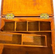 wood box - interior top view